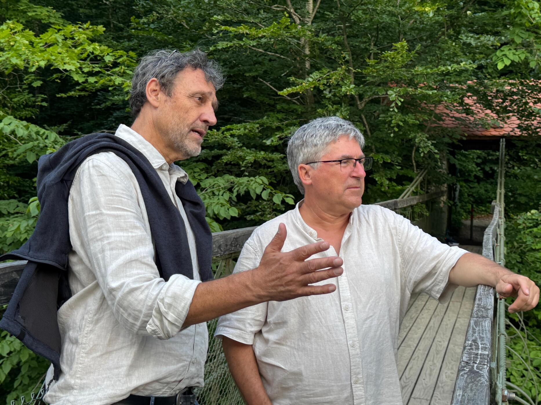 Manfred und Peter Bruecke